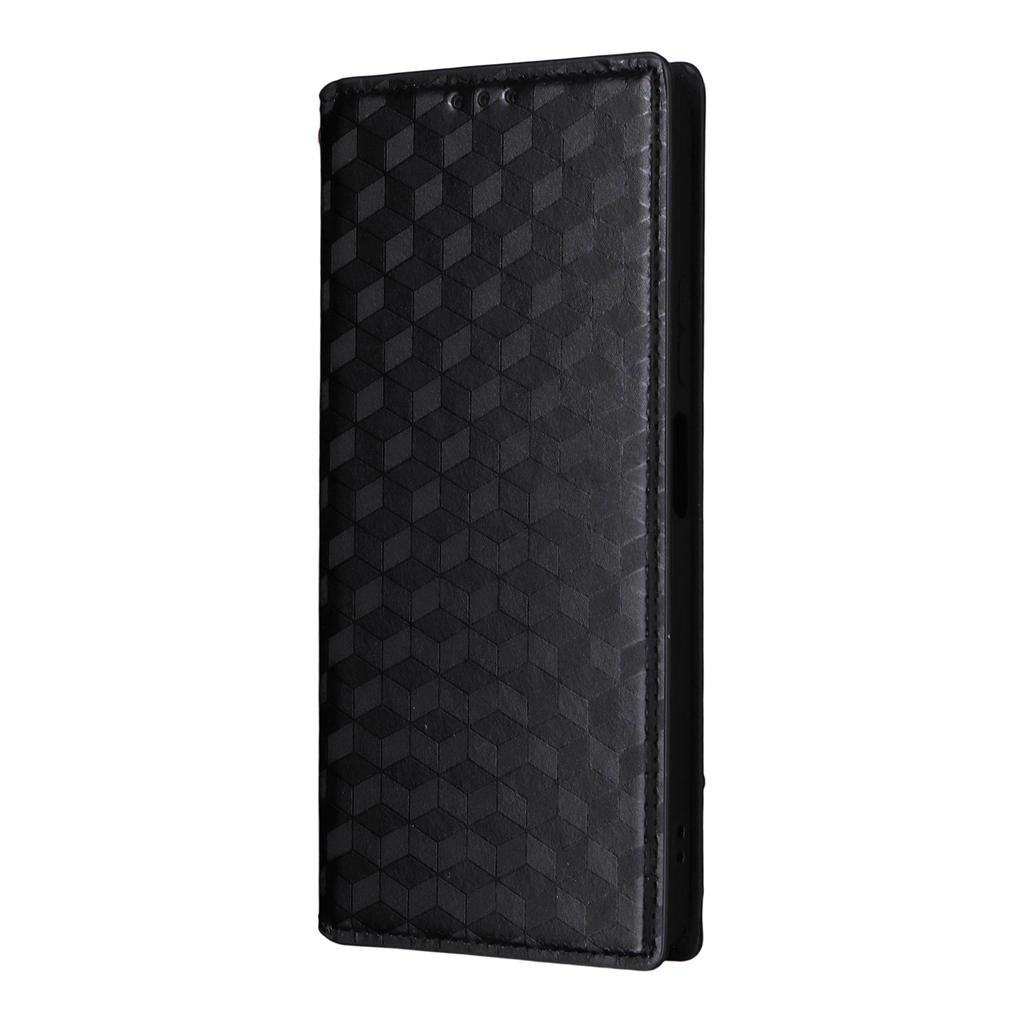 For Doogee Note 58 Pro/Note 58 Case Wallet Rhombus Imprinted Leather Phone Cover