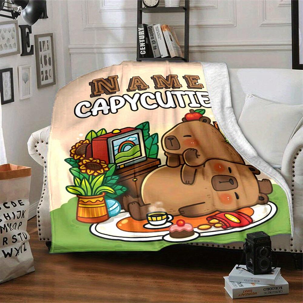 Home Blanket Capycuties Fashion Home Blankets Used For Chair Office Sofa Bed Camping Soft And Warm Giving Friends And Relatives Birthday Gifts