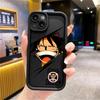 Чехол для телефона для iPhone 13 12 11 Pro Max 16e 15 16 14 Plus XR 17 Air XS Max Мягкий чехол Аниме One Piece Луффи Зоро