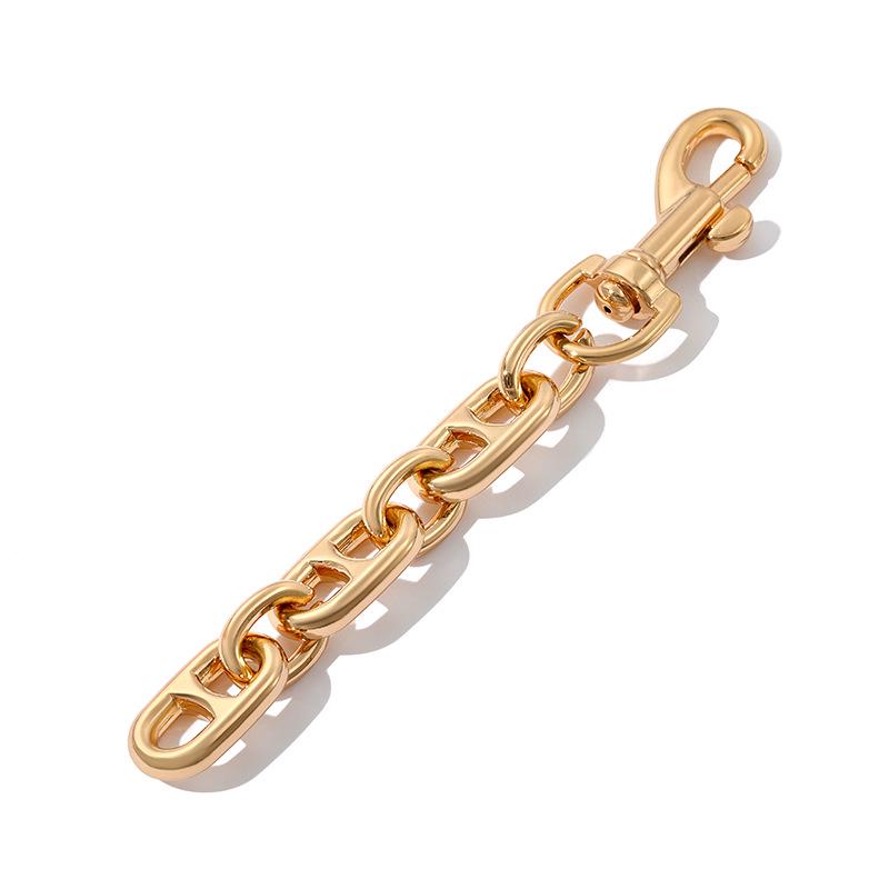 Женская сумка-слингер подмышкой с коротким ремешком и декоративной цепочкой, SP-21, совместима с сумками-седлами GU Chi.