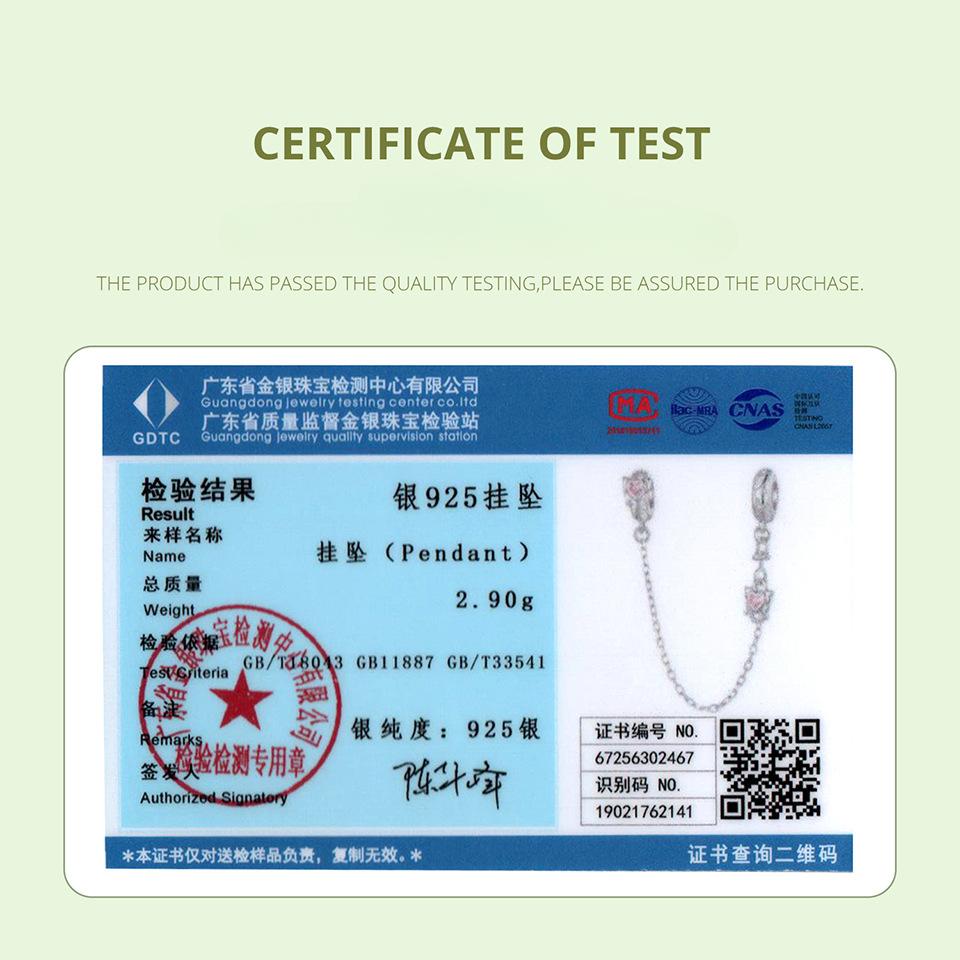 S925 Иньчунь Браслет-цепочка безопасности из силикона в форме бабочки и сердца, легкая роскошь, персонализированный, для самостоятельной сборки, аксессуары с бусинами