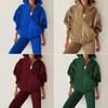Women's Fashionable Sports Casual Hooded Sweatshirt Suit