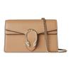 Gucci Dionysus Double Tiger Head Lock Leather Shoulder Bag Mini Women's Beige
