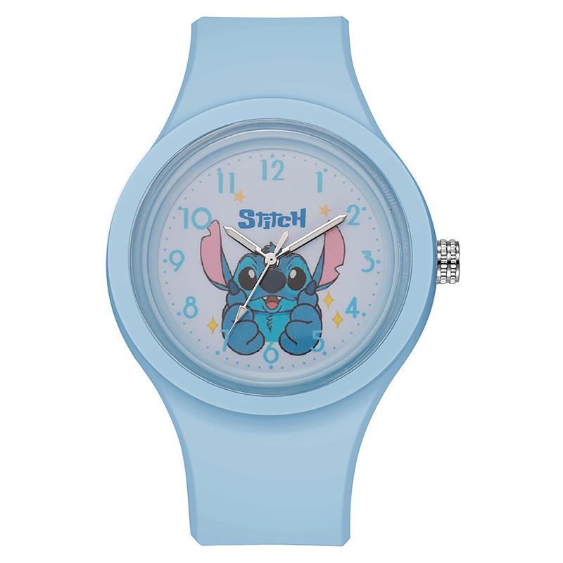 Cute Cartoon Silicone Watch - Candy Colors, Round Face - Perfect for Middle Schoolers