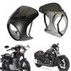 Retro Black Motorcycle Headlight Hood Deflector Cover