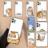 Смешной чехол 'Толстый тигр' для iPhone 17 Air 16 15 13 11 12 14 Pro Max mini 15 16 Plus 16e Защитная крышка