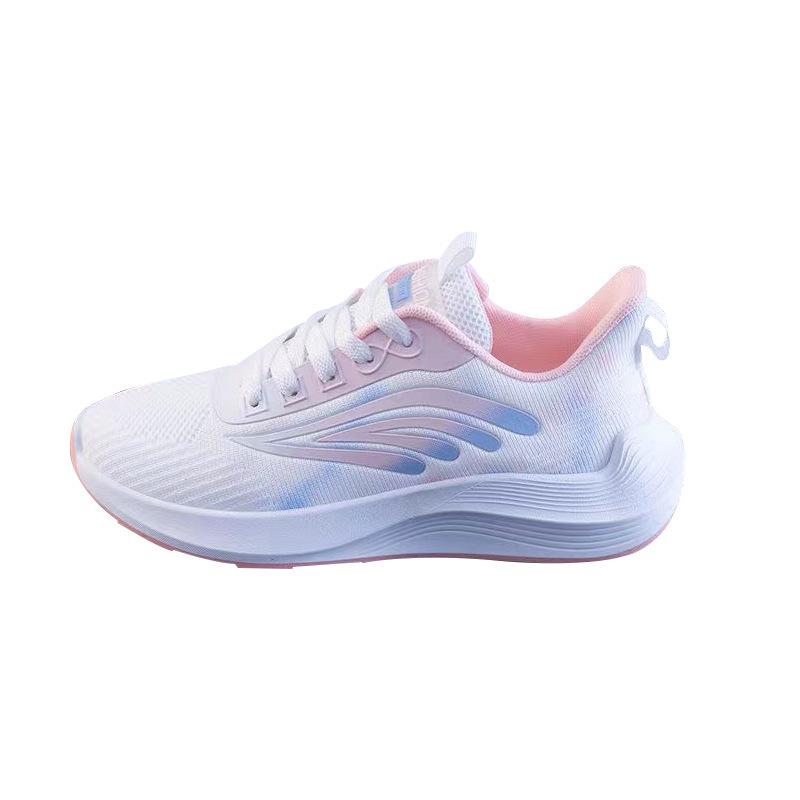 Новые женские летающие плетеные кроссовки для активного отдыха, студенческие дышащие удобные женские туфли, повседневные женские туфли, сетчатые кроссовки для бега