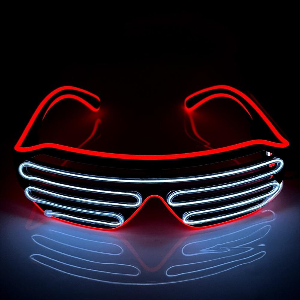 Online celebrity Bai Hui Jiang sells light-colored glasses,cold-colored glasses,the same model LED sunglasses,flashing dual-color single-color glasses