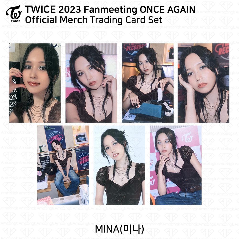 Twice Фан-встреча «ONCE AGAIN» в честь 8-й годовщины. Всплывающая карточка с коллекционной карточкой MD.