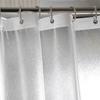 Водонепроницаемый комплект занавесок для душа PEVA с крючками Water Cube Pebble Transparent Bathroom Bath Curtains Liner