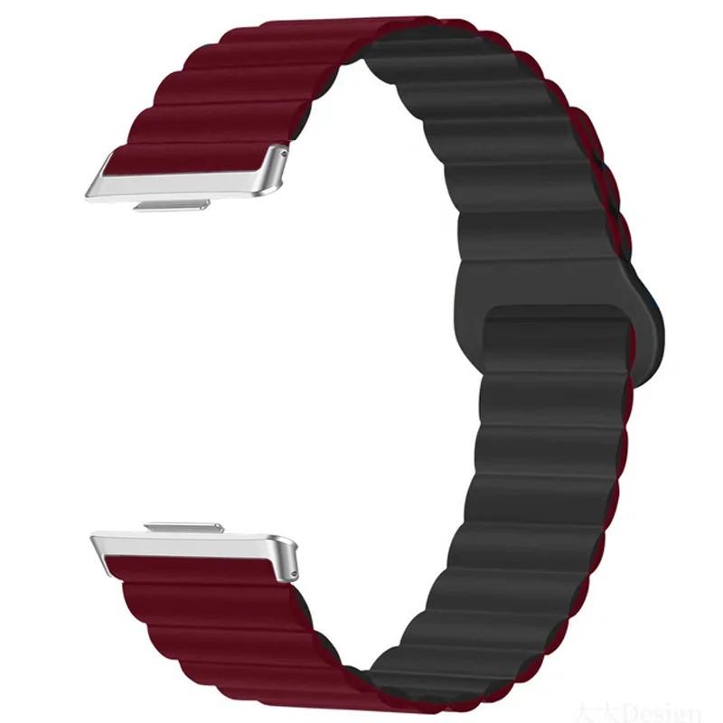 Силиконовый спортивный ремешок для Huawei Watch Fit 4 Fit 4Pro Fit 3 Магнитный браслет-петля для Huawei Watch Fit3 Умные часы Браслет на запястье