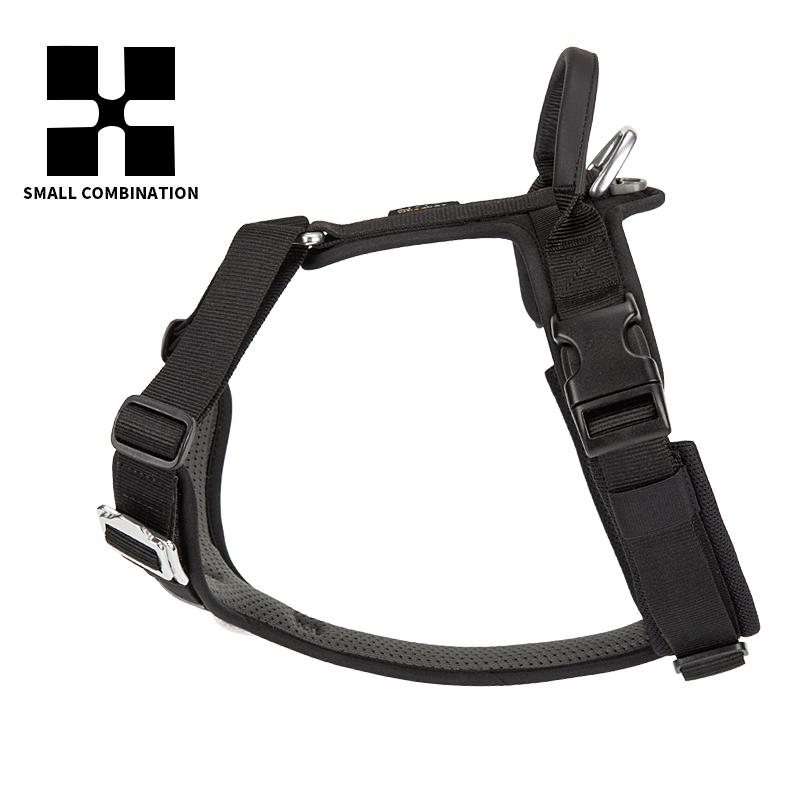 Регулируемая Взрывозащищенная на Шлейке для Собаки Питомца Приключения на Открытом Воздухе Светоотражающий Собачий Намордник Защитный Нейлоновый Жилет Шлейка для Выгула Собаки