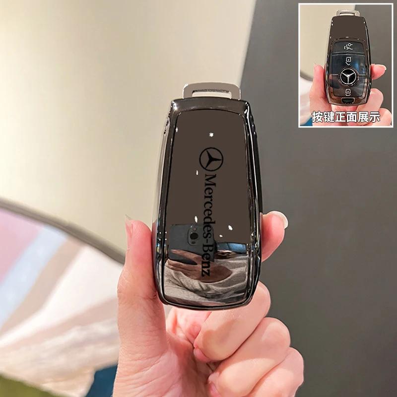 PEL5 TPU Key Fob Cover For Mercedes Benz A B C E S Class W204 W205 W212 W213 W176 GLC MAYBACH Keyless Soft Case