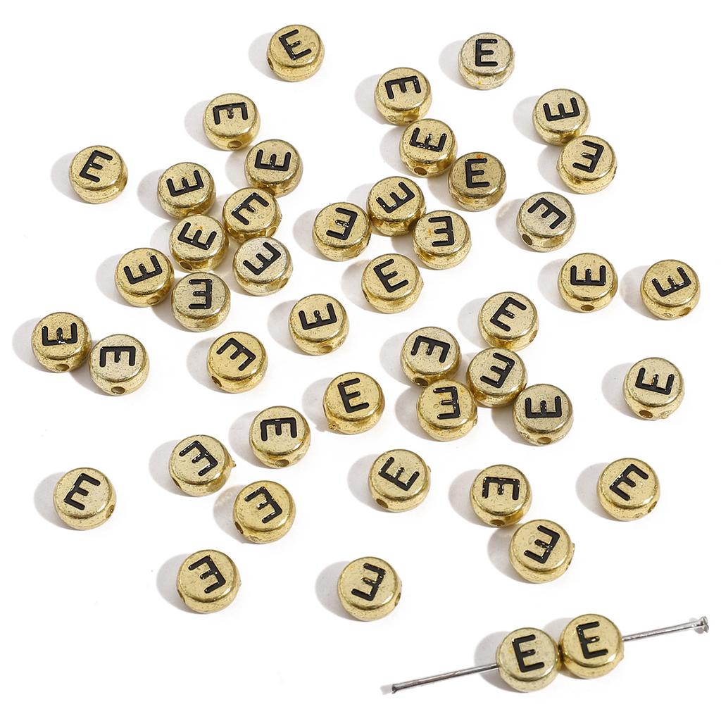 Бусины ручной работы Акриловые бусины с буквами алфавита Квадратные бусины Плоские бусины Круглые бусины Украшения ручной работы своими руками Аксессуары для браслетов Разделительные бусины Ручная нить бусины