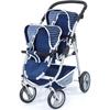 Voiture De Poupée Twin Bleu 60 Cm - BAYER - Pour Fille - Jouet En Plastique Pour Enfant De 2 À 10 Ans