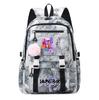 26 English Letters Printed Large Capacity Waterproof Backpack Teenger Student Girl Boy Schoolbag Bookbag Women Large Capacity Travel Bag Mochila