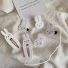 Sweet Cartoon Rabbit Hairpin for Girls - New Style Bangs Clip & Cute Forehead Headdress
