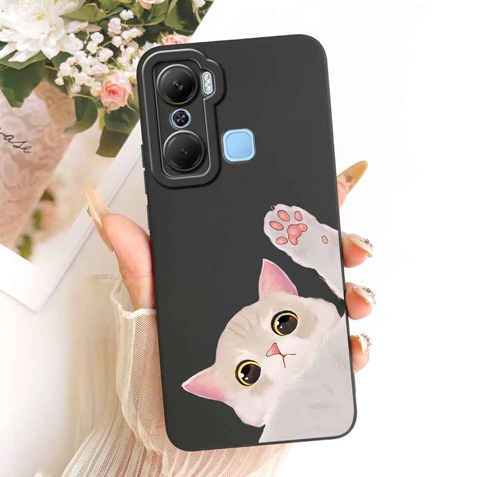 Чехол для Infinix Hot 12 Pro X668C Силиконовая задняя крышка Полная защита Для Infinix Hot 12Pro 6.6" Популярные узоры Корпус телефона