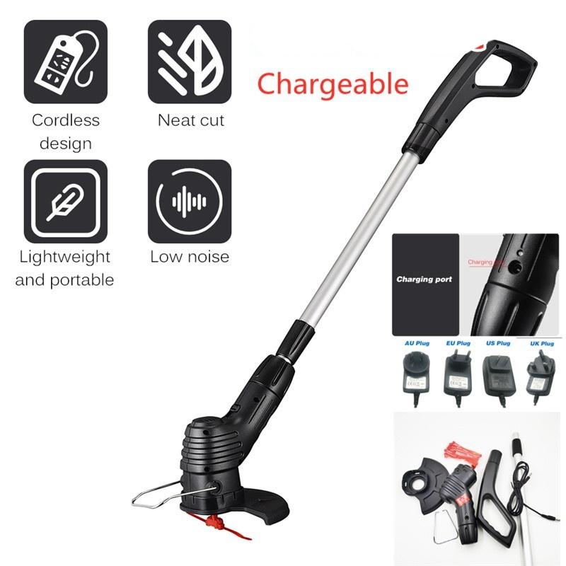 The Top Quality New Handheld Electric Lawn Mower Wireless Mowing Machine Portable Lightweight Trimmer Rechargeable Electric Mower Grass Cutter