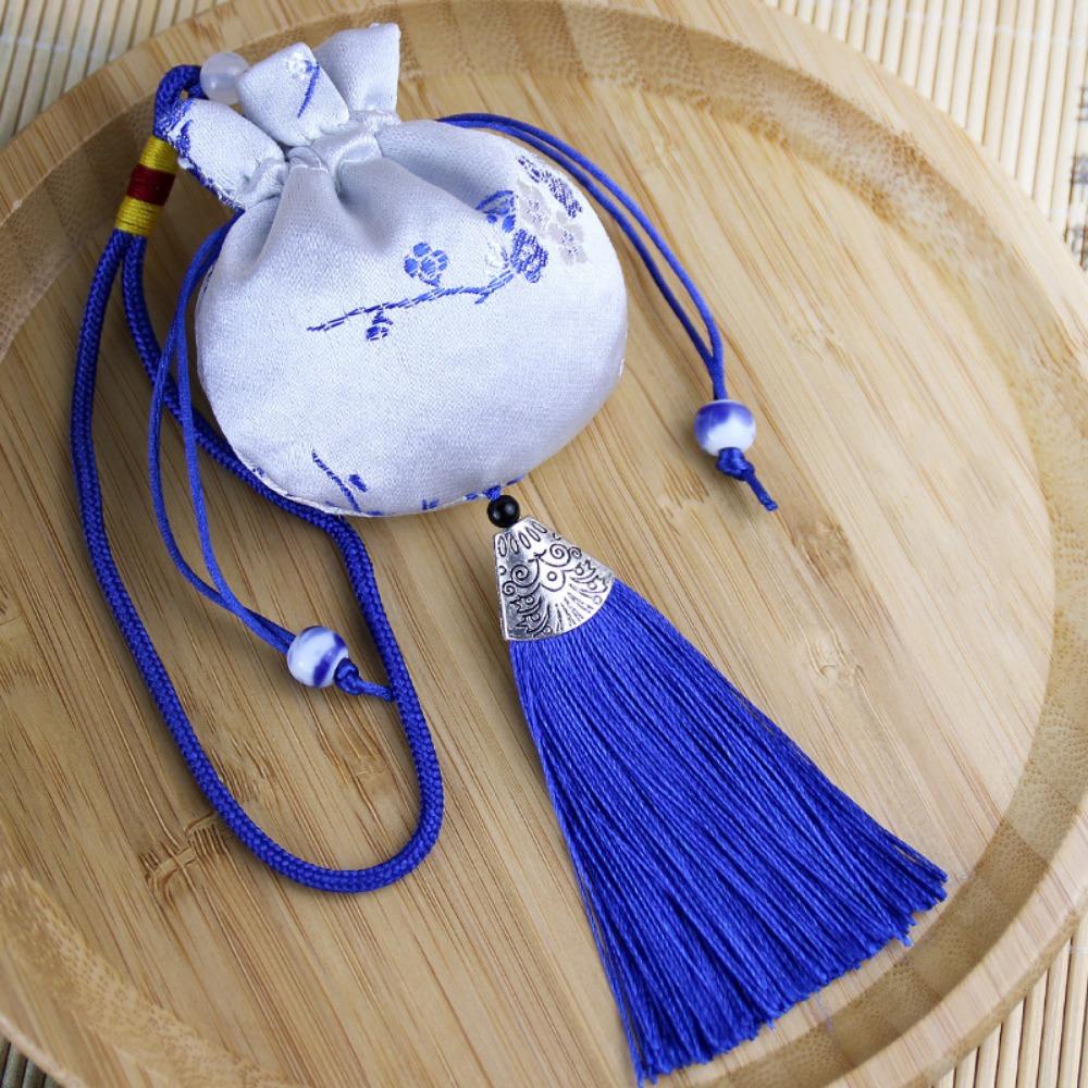 Сумка для хранения ювелирных изделий в стиле «Драконьи лодки» с ретро-узором и подвеской в китайском стиле