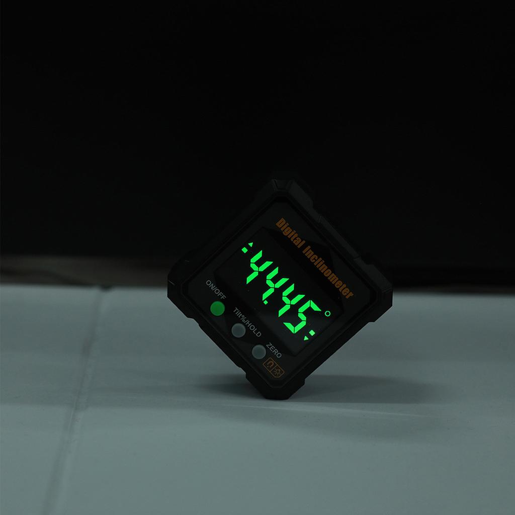 4-сторонний Магнитный Угломер с Лазером Цифровой Угломер Инклинометр Уровень Линейка 360° ЖК Электронный Угломер Измеритель Угла