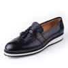 Fashion Trendy Office Men Shoes Genuine Cowhide Leather Upper Tassels Business Casual Daily Wears Fashion EVA Rubber Bottom Dress Shoes