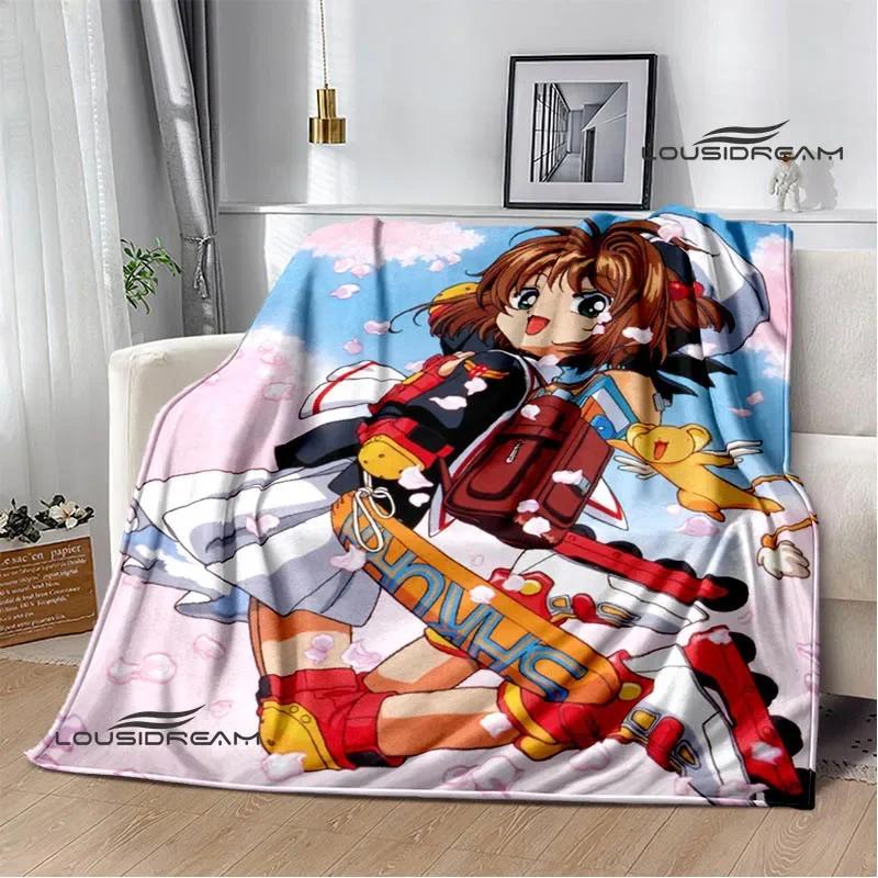 Card Captor Sakura Cartoon blankets fashion blankets Warm Flannel Soft Comfortable Blanket Home Travel Blanket Birthday Gift