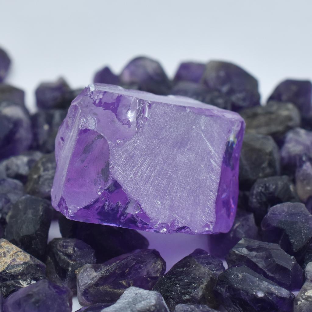 AAAA+ CERTIFIED 45.5 Ct Natural Purple Sapphire Uncut Rough Gemstone For Gift