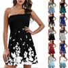 Fashion Women's Casual Bandeau Floral Print Sleeveless Dress