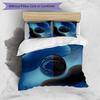 Atalanta FC Printed 3PCS Bedding Set Breathable Duvet Cover with Pillowcases Decorative Bed Linen for Bedroom Home