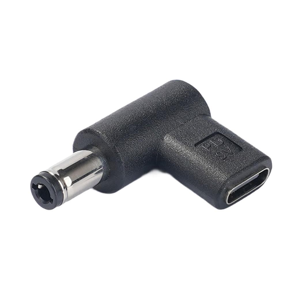 Адаптер USB C-Men DC5.5x2.1mm/5.5x2.5mm, 90-градусный разъем для зарядки телефонов, ноутбуков, маршрутизаторов, черный