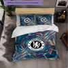 Набор постельного белья Chelsea FC, 3 предмета, мягкая микрофибра, пододеяльник с наволочками для спальни