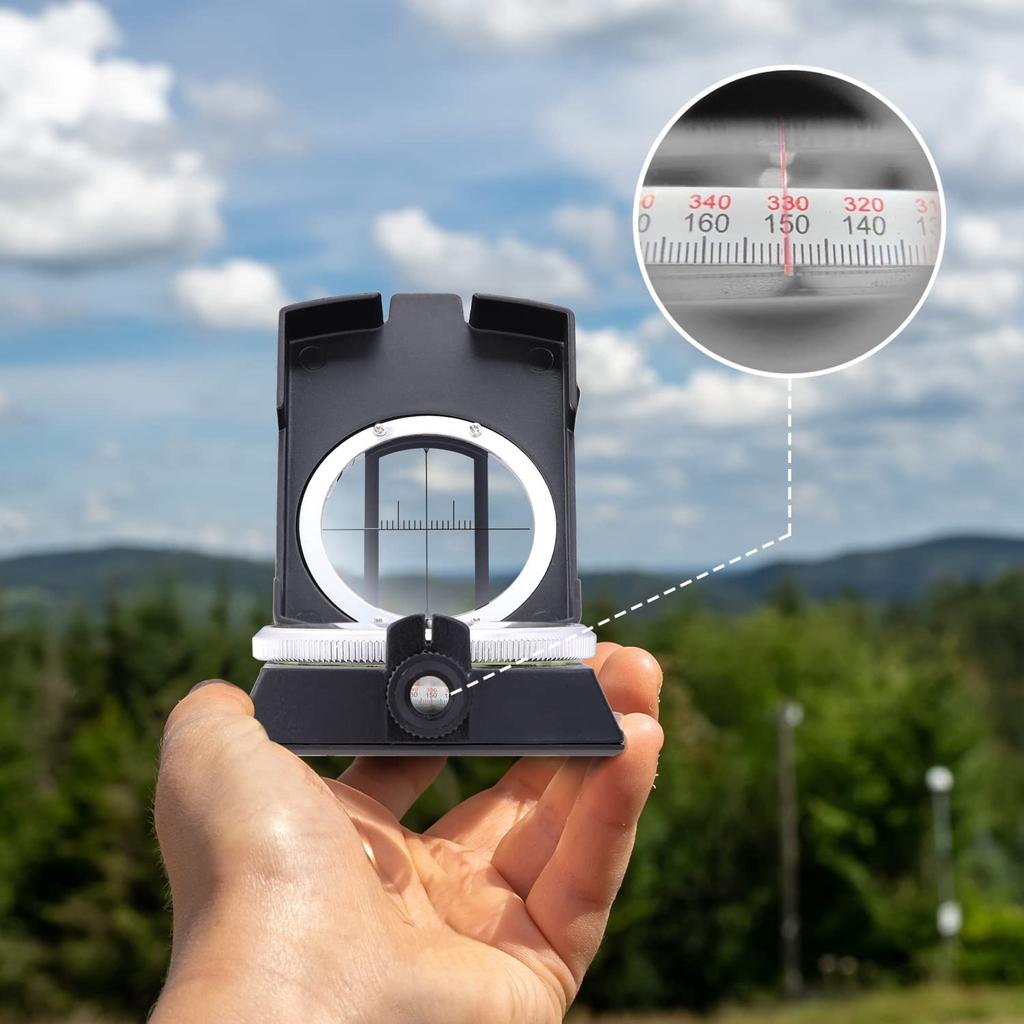 Военный линзовый прицельный компас для пеших прогулок, кемпинга, охоты на открытом воздухе, компас, тактический компас для выживания, компактный ручной компас с сумкой для переноски