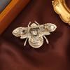 Muylinda Crystal Bee Brooches For Women Vintage Beetle Pin Insect Jewelry Alloy Material Fashion Coat Accessories