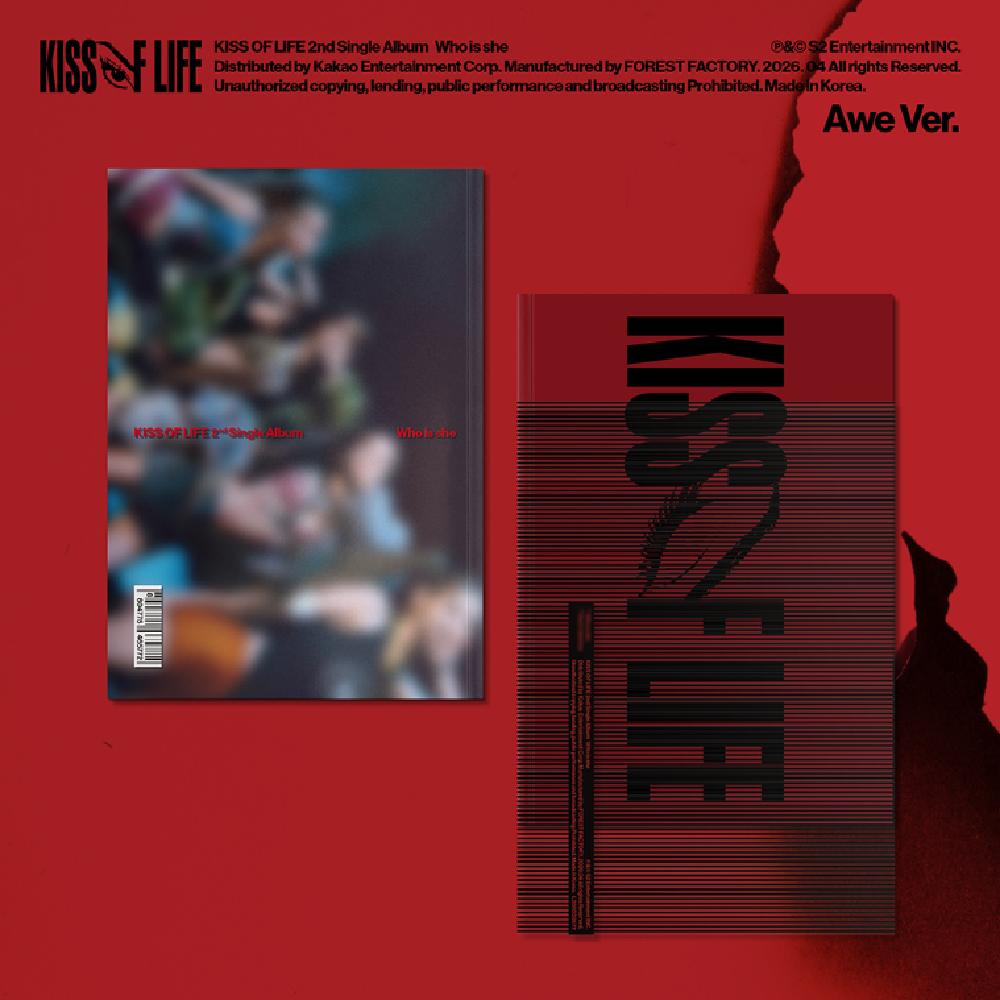 Предзаказ 2-го сингл-альбома KISS OF LIFE Who is she AWE ver. И МАГАЗИН ПОБ