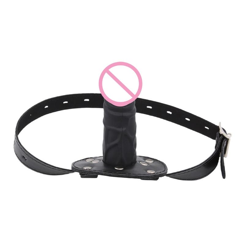Bdsm Mouth Plug Dildo Gag Sex Toys Open Mouth BDSM Bondage Silicone Penis Adults Woman Couples SM Games juguetes sexuales 18+