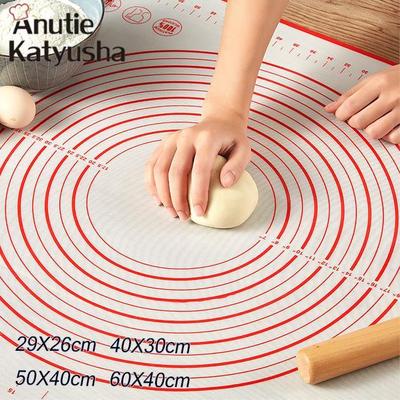 Толстые силиконовые коврики для выпечки Кухонные коврики для раскатки теста, выпечки, пирогов, выстилания форм для выпечки, простыни