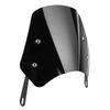 Black Windshield Fairing With Mounting Bracket Universal Wind Deflector  Retro Style Use