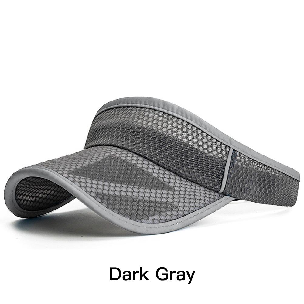 Adjustable Breathable Anti UV Empty Top Sun Visor Unisex Cap For Outdoor Sports Tennis Golf Running Beach Travel Party