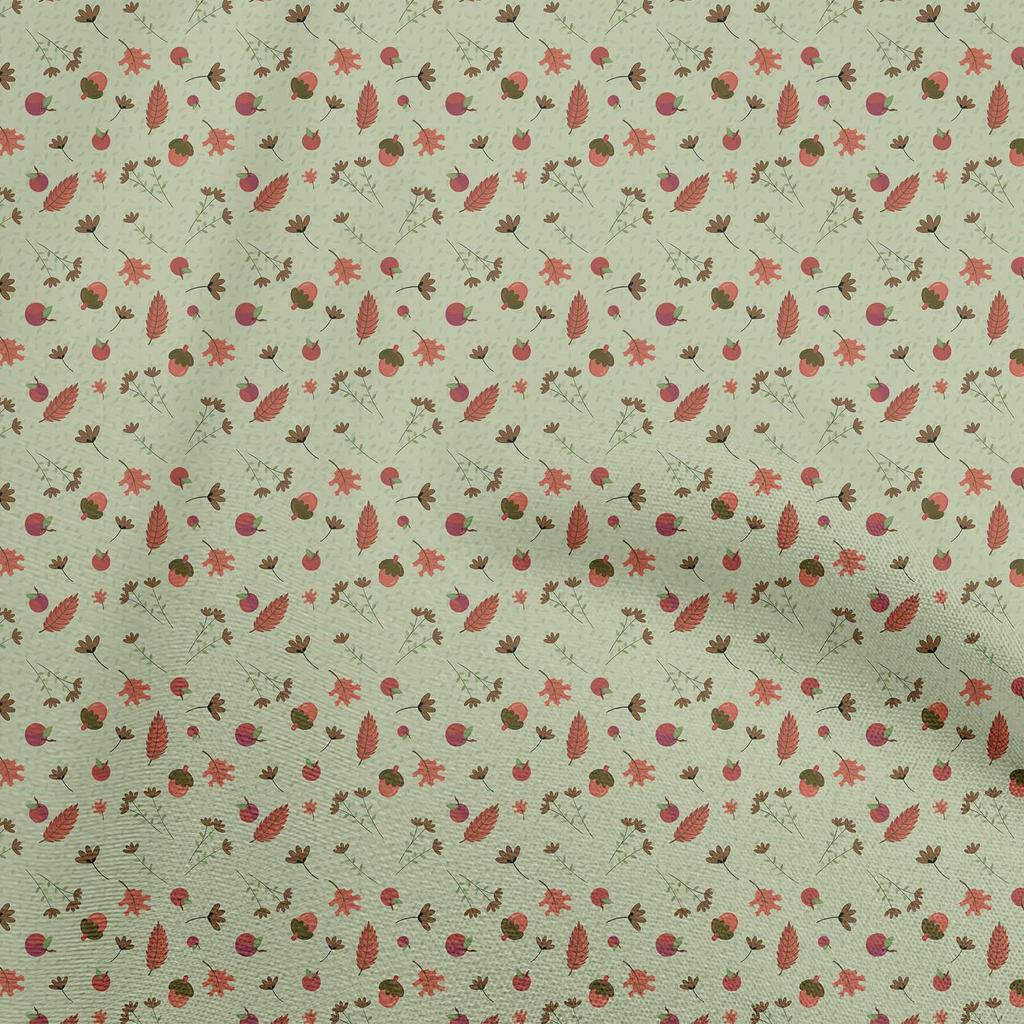 oneOone Cotton Flex Blush Pink Fabric Autumn Quilting Supplies Print Sewing Fabric By The Yard 40 Inch