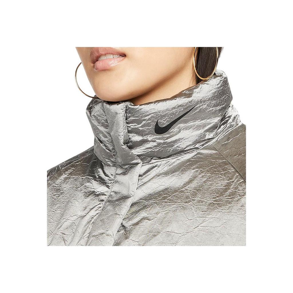 nike silver jacket women's