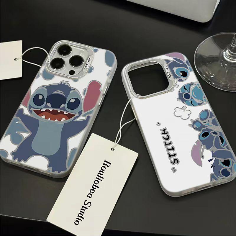 Милый Стич для чехла на мобильный телефон iPhone11promax Apple 11Plus креативный мультяшный 11 гальванический чехол