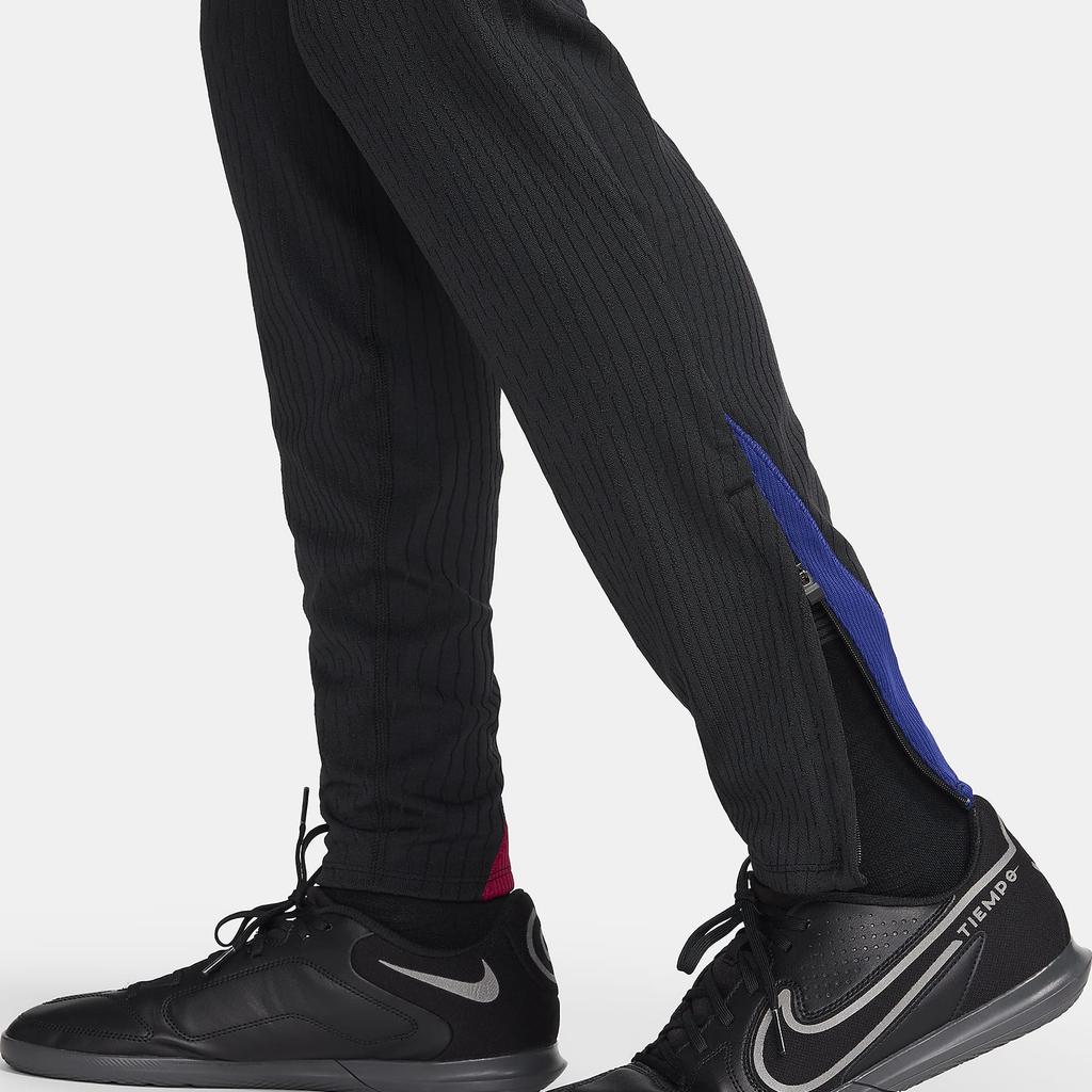 Nike Футбольные трикотажные брюки Dri-FIT ADV с дизайном значка, мужские брюки, черные, FN9306-010