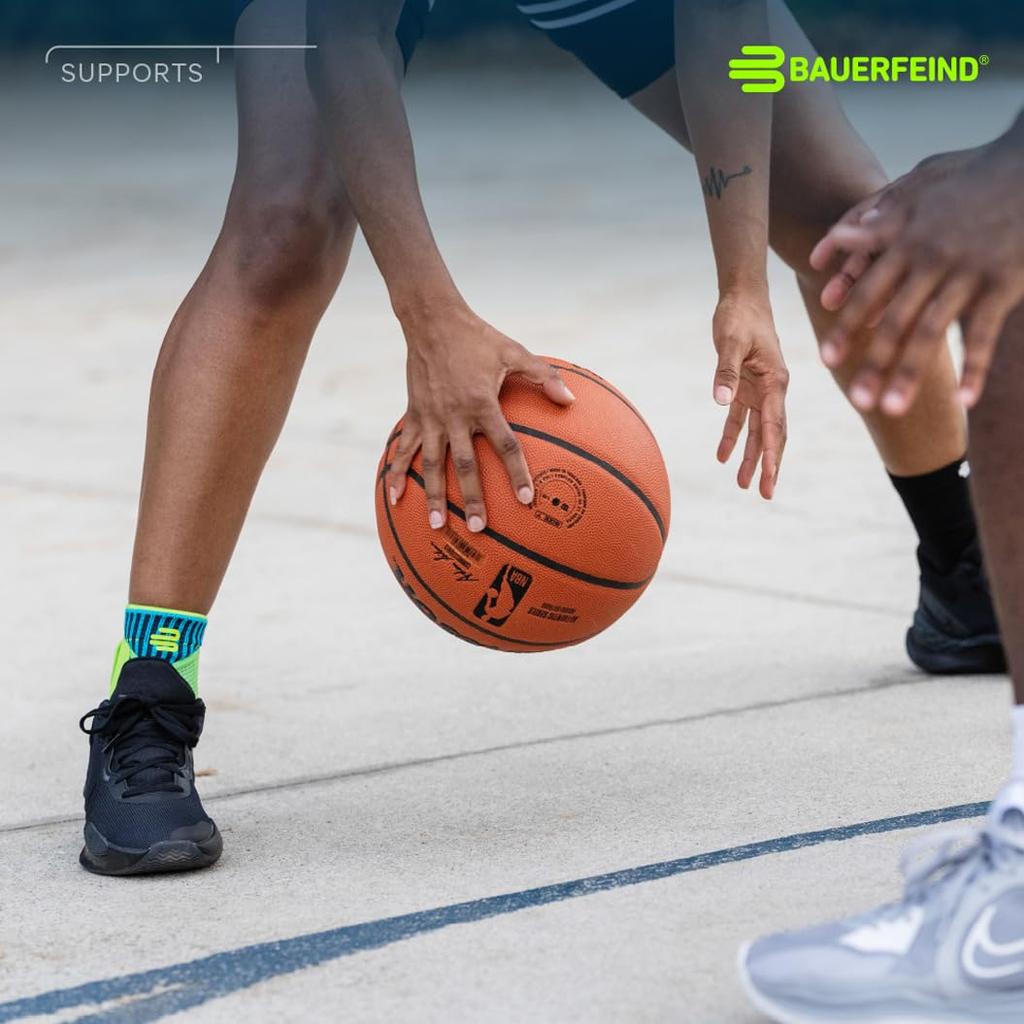 Bauerfeind SPORTS ANKLE SUPPORT Ankle Supporter with Good Ventilation That Wraps and Secures with Figure 8 Shape 1 Piece for Left and Right Made In