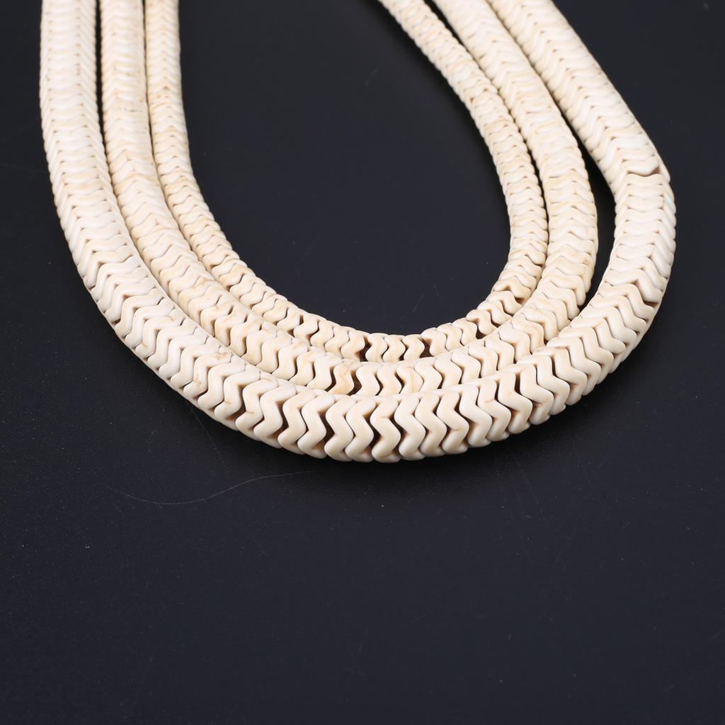 1 нить энергетические бусины из натурального камня в стиле бохо, волнообразная форма, голубые бирюзовые, свободные разделительные бусины для изготовления украшений своими руками, рождественские ожерелья, аксессуары для рукоделия