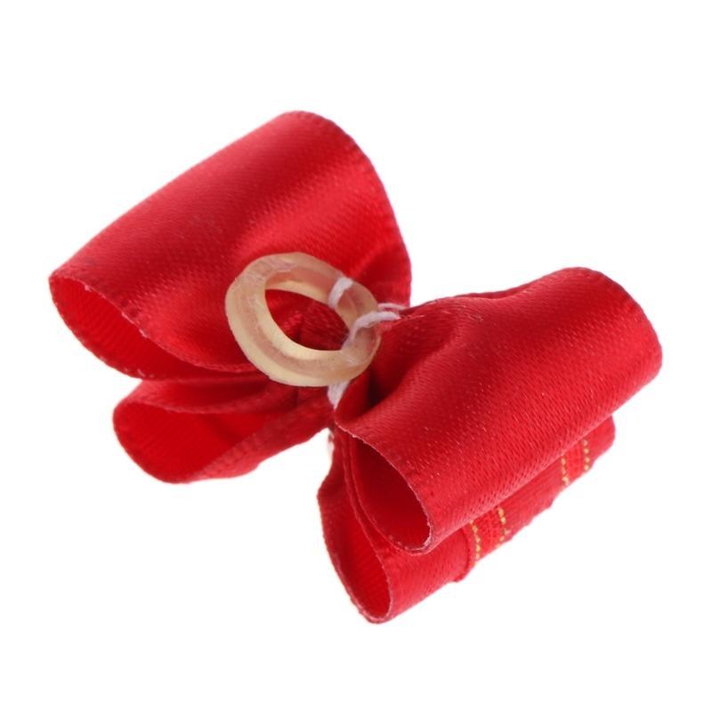 Pet Hair Bows Small Animal Pet Dogs Hair Accessories Multicolors Pack of 12