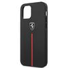 Ferrari Feomshcp12Lbk Iphone 12 Pro Maxczarny/Black Hardcase Off Track Leather Nylon Stripe