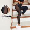 Thin Mesh Breathable High Waist Fitness Pants Nude Shaping High Elasticity European and American High-end Yoga
