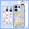 Flower Shockproof Phone Case For UMIDIGI G9 5G/Note9 5G Ring Silicone Fashion Design Dirt-resistant Anti-dust Kickstand