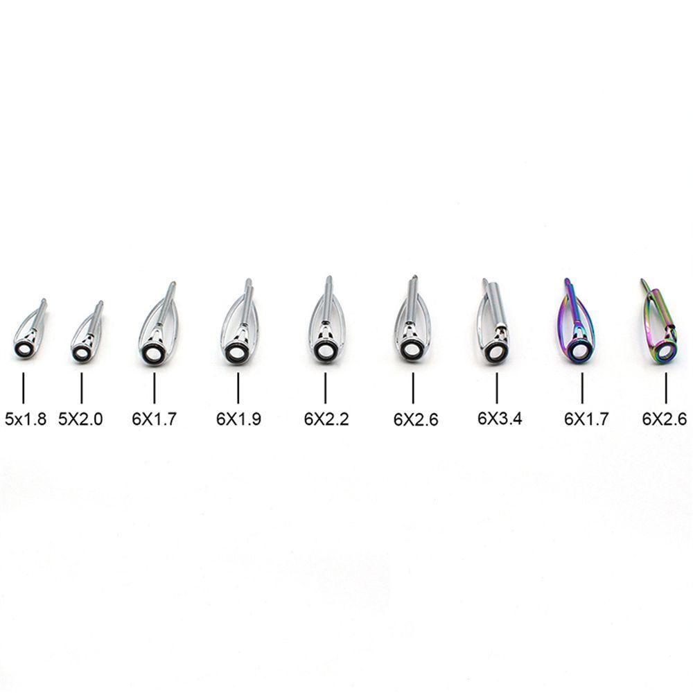 1.8MM - 3.4MM Fishing Rods Component Top Eye Rings Repair Fishing Rod Pole Guides SIC Ring Tips